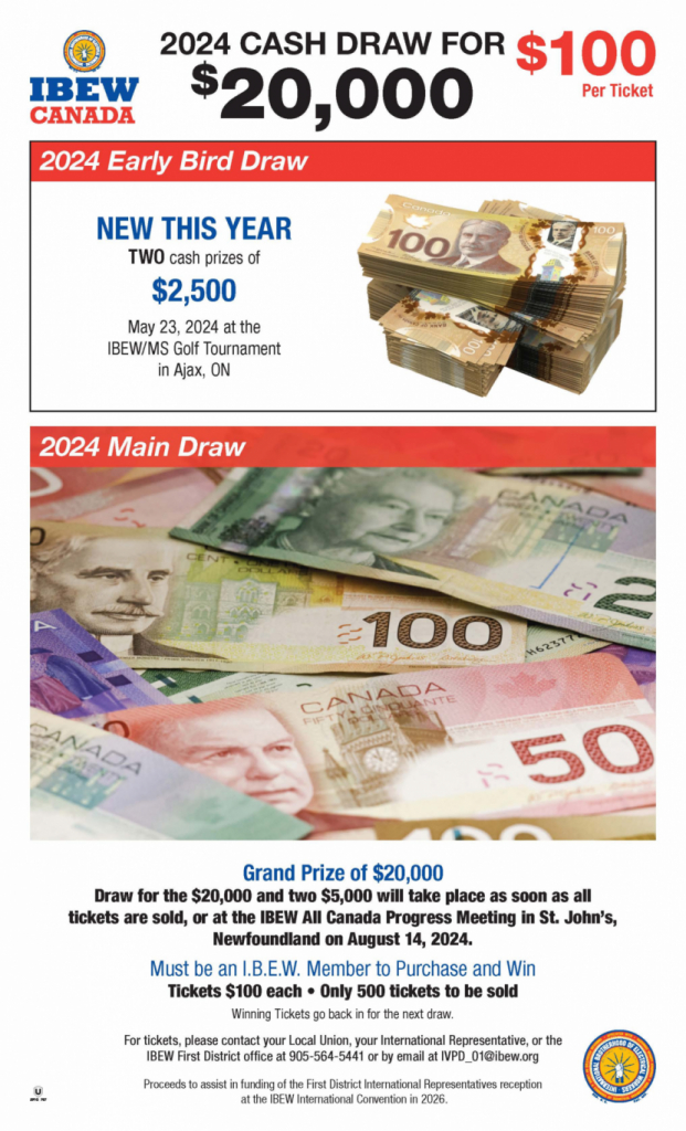 IBEW 2024 Cash Draw