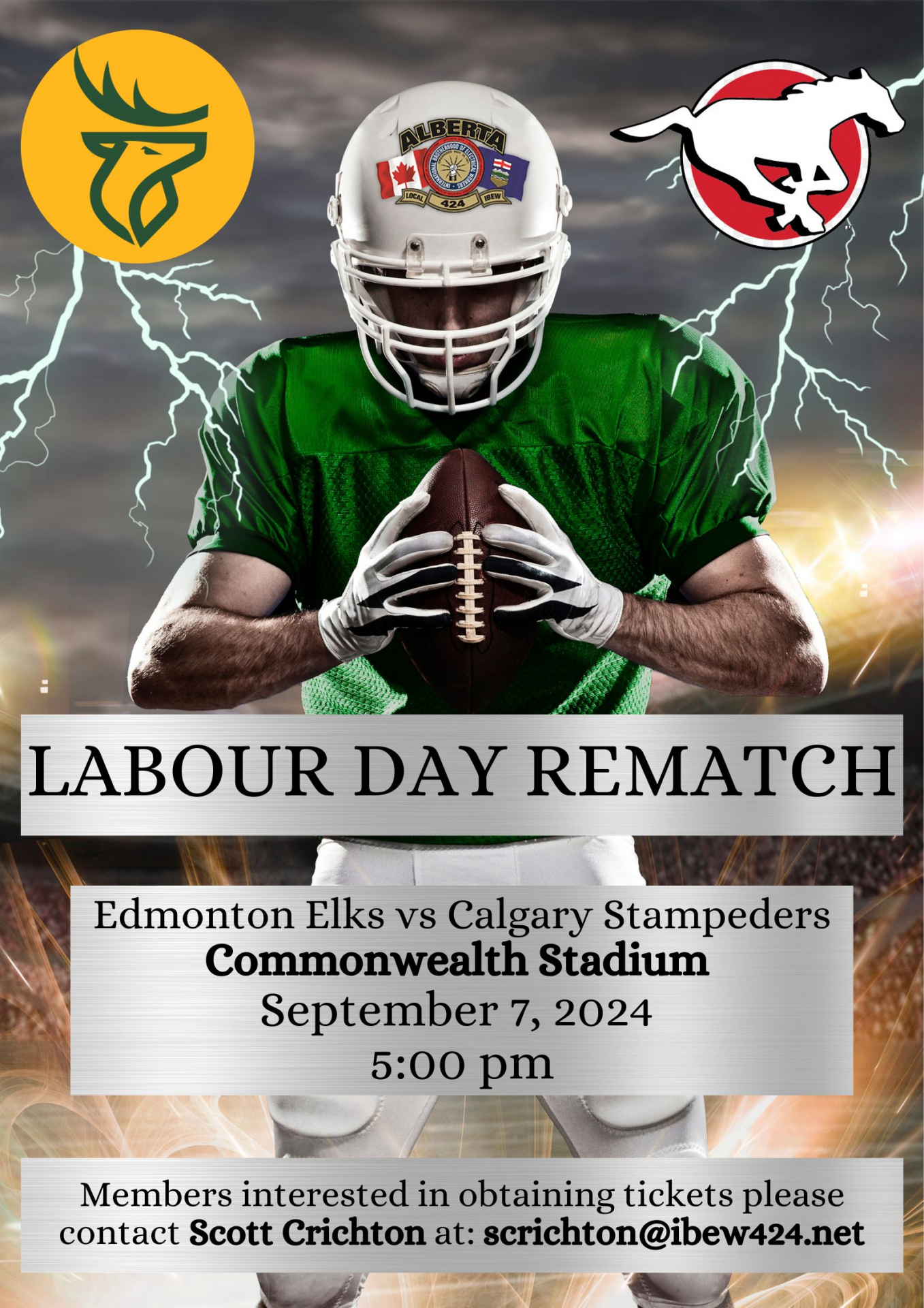 Elks vs Stampeders Labour Day Rematch