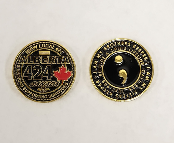 Challenge Coin Semi Colon