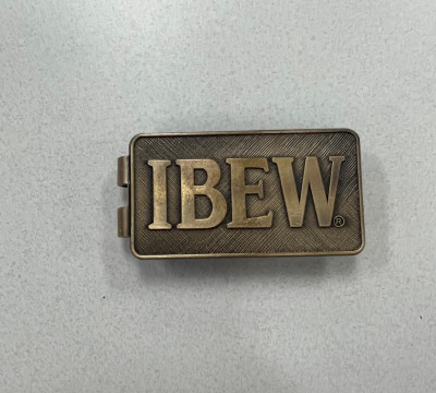 Ibew belt buckle hotsell